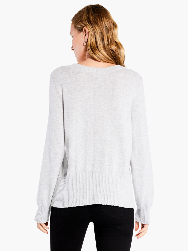 Woman Wears Falling Frost Sweater image number 2