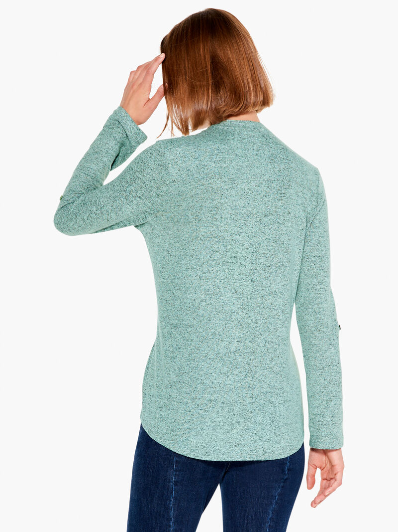 Woman Wears NZT Sweet Dreams Convertible Sleeve Shirt image number 2