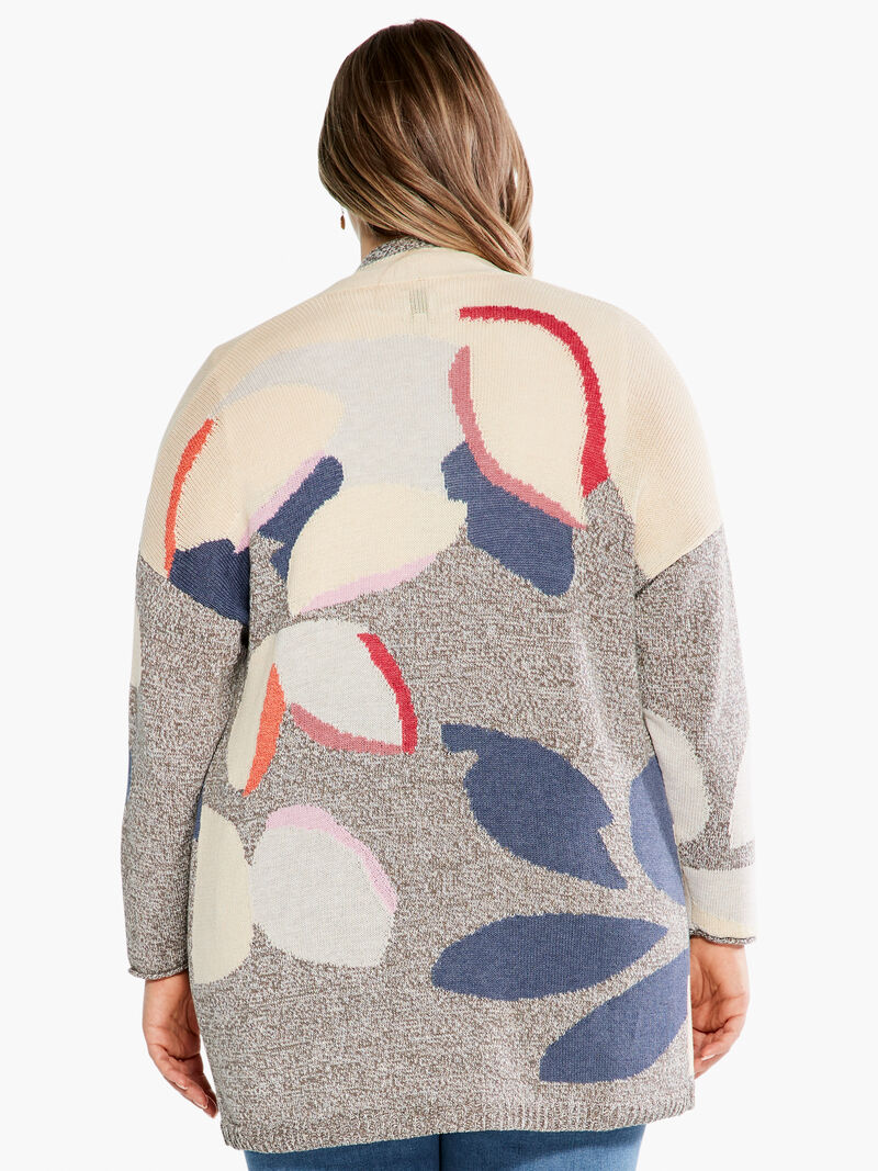 Woman Wears Petal Blues Cardigan image number 2