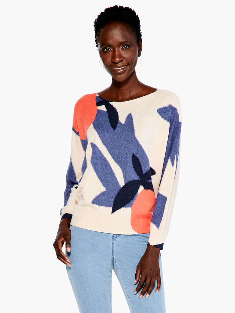 Woman Wears Fresh Squeeze Sweater image number 0