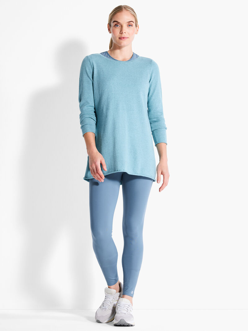 Woman Wears Cool Down Twist Back Sweater image number 3