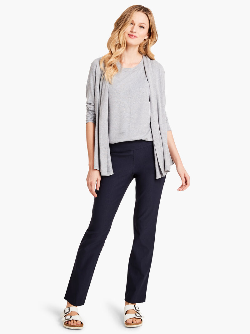 Woman Wears Wonderstretch Straight Pant image number 3