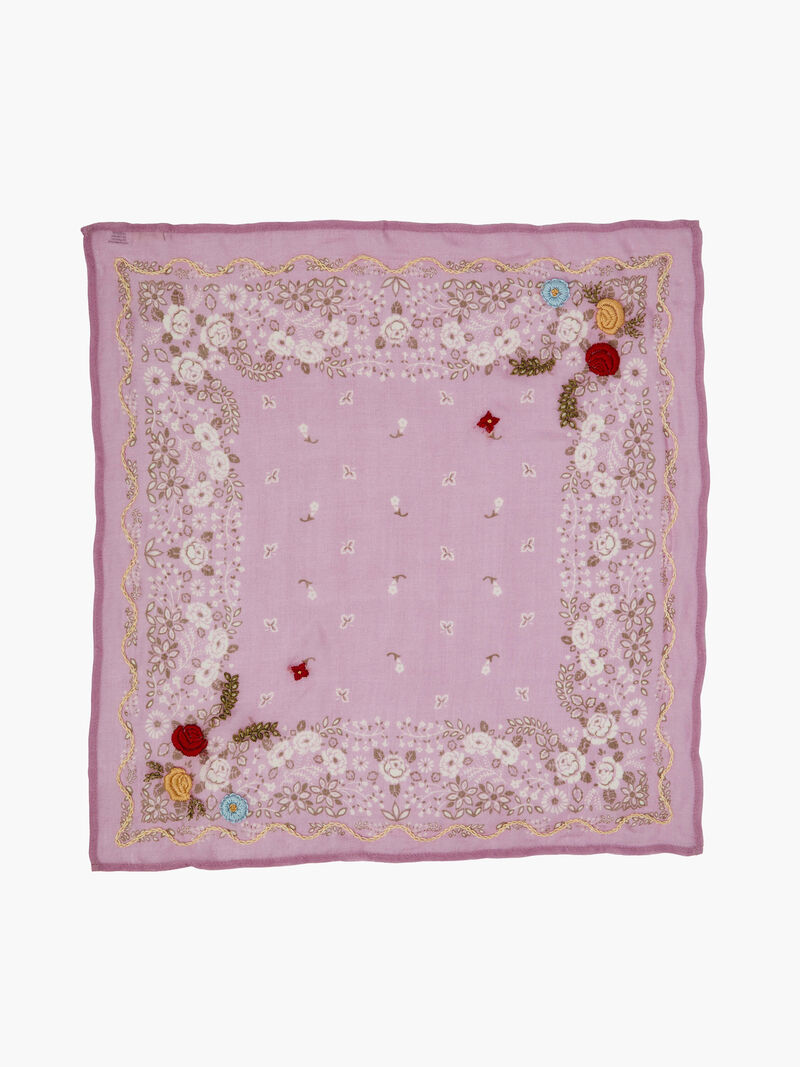 Woman Wears Chan Luu - Embroidered Bandana image number 1