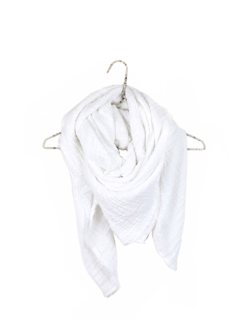 Woman Wears It Is Well L.A. - Double Gauze Scarf image number 0