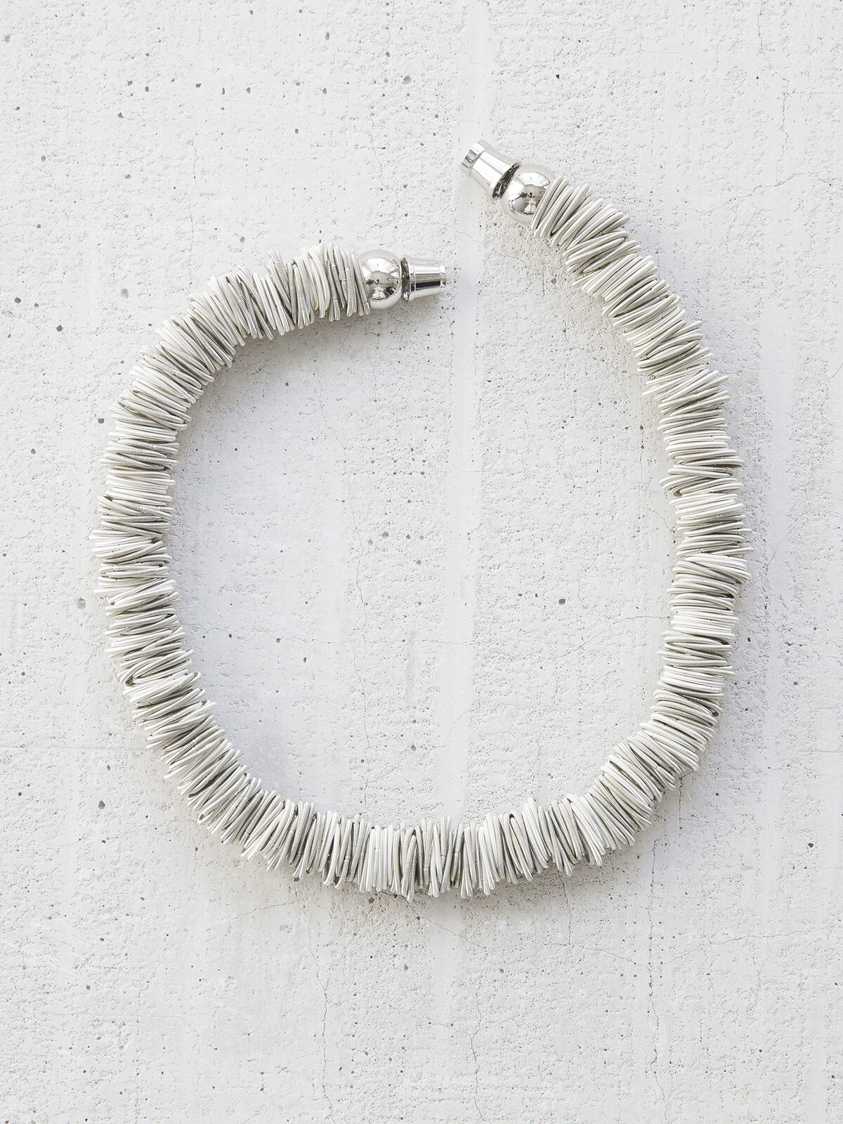 Chunky Links Piano Wire Statement Necklace