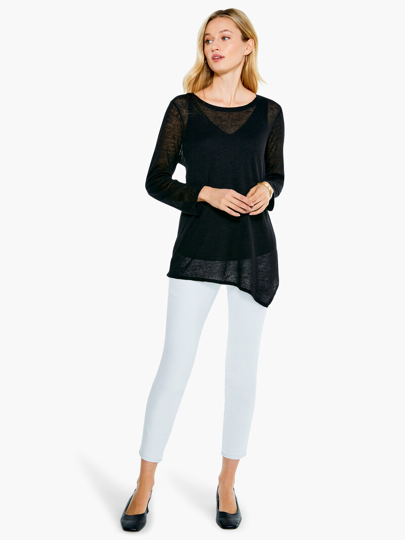 Woman Wears Featherweight Angle Sweater image number 3
