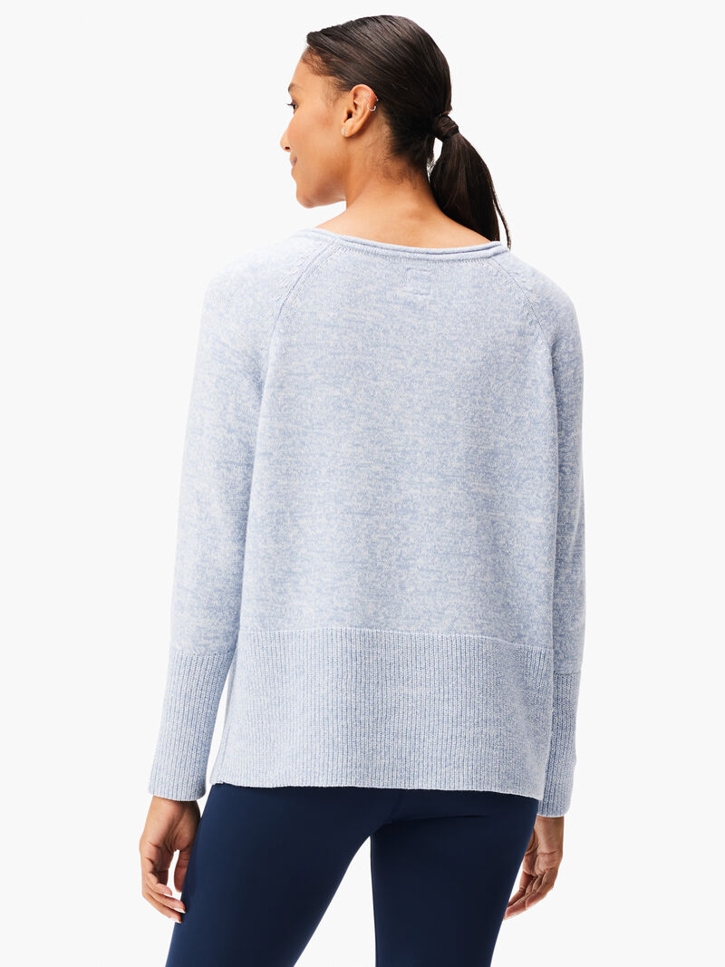 Woman Wears Cool Down Throw On Sweater image number 2