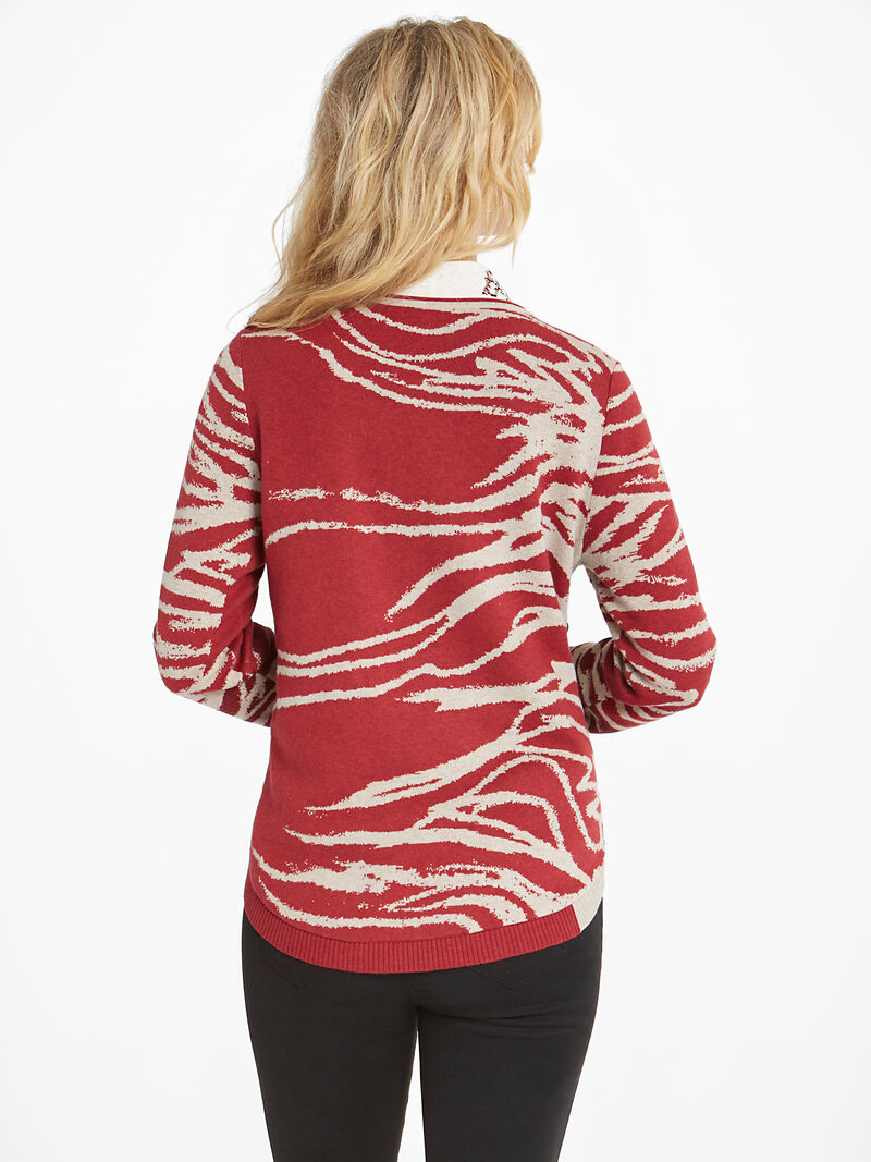 Woman Wears In My Nature Sweater image number 3