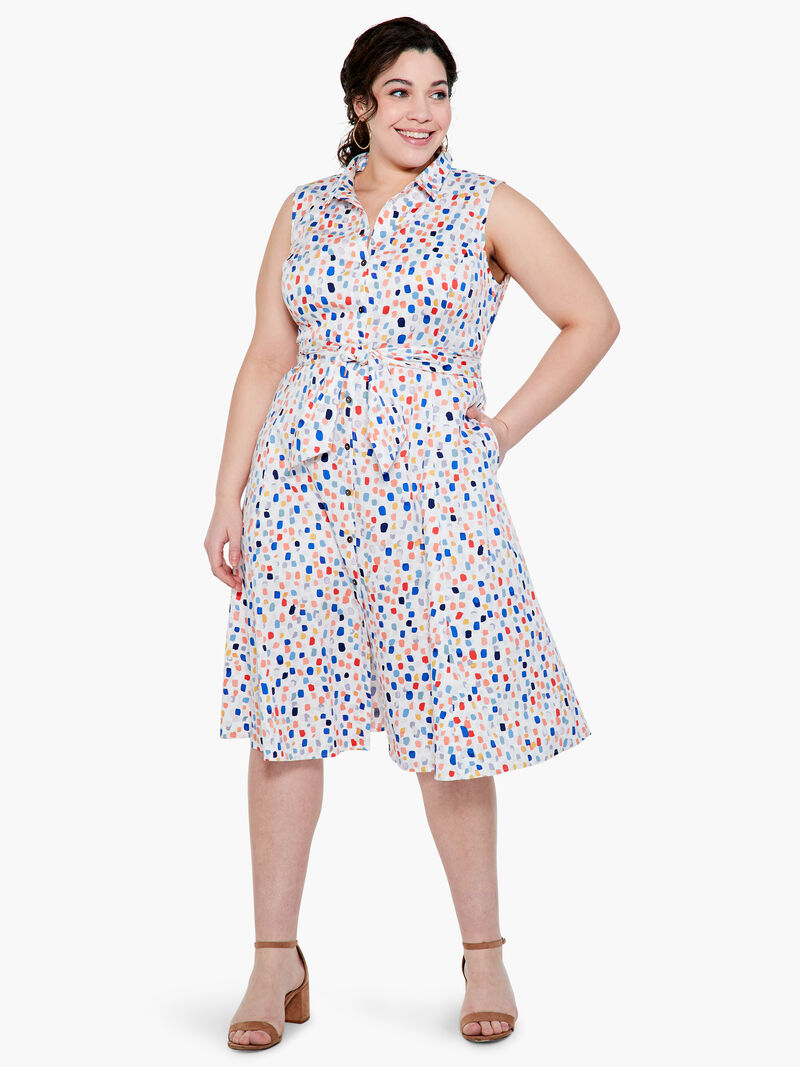 Woman Wears Seaglass Shirt Dress image number 0