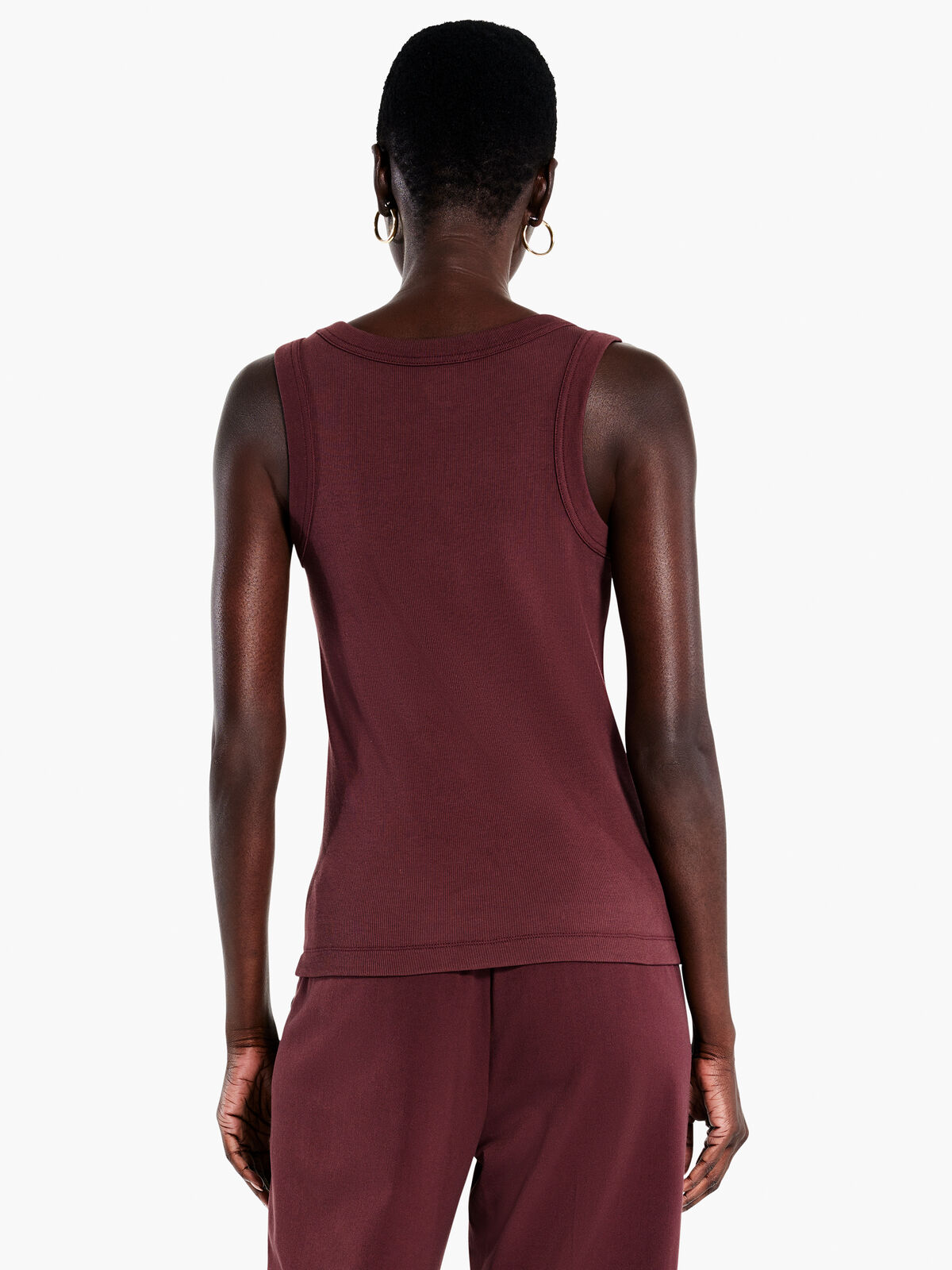 Perfect Knit Rib Scoop Tank
