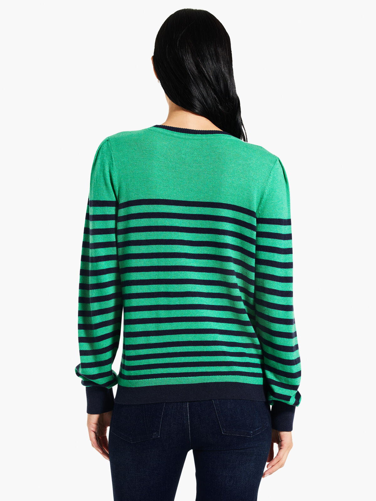 Striped Femme Sleeve Sweater