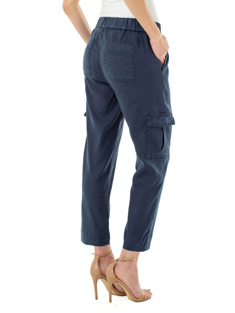 Liverpool Elastic Waistband Cargo Pant