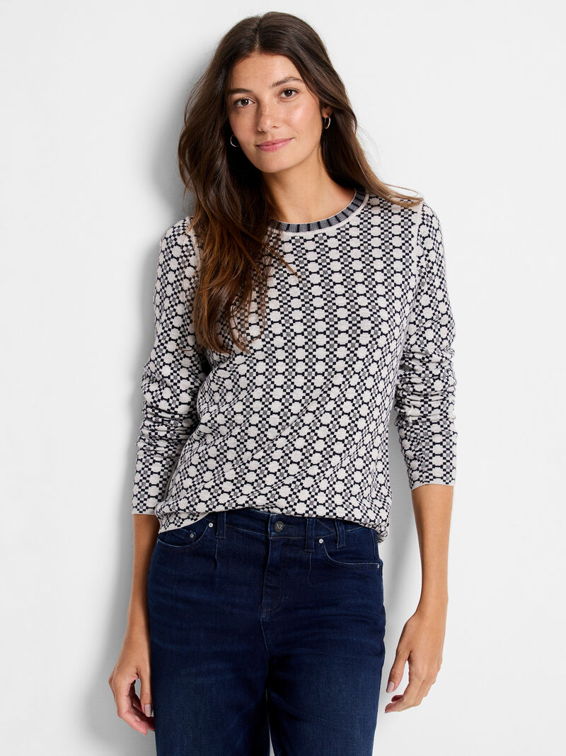 
                    Geo Reversible Sweater Tee