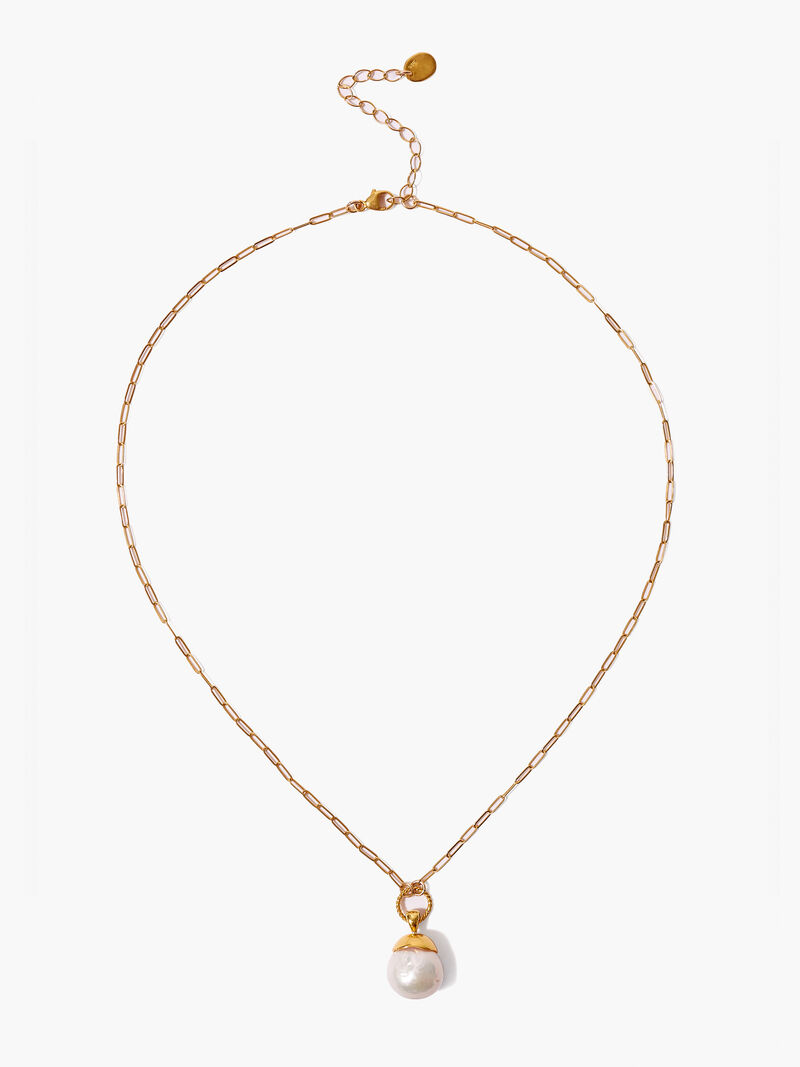 Chan Luu - Gold Dipped Pearl Necklaceimage number 1