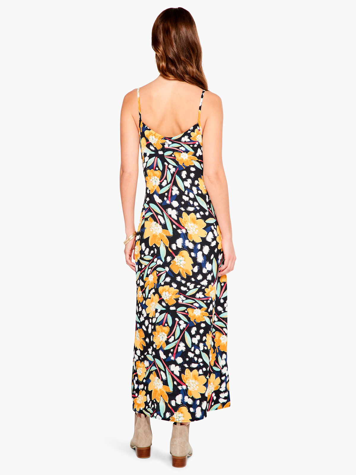 Flower Burst Slip Dress