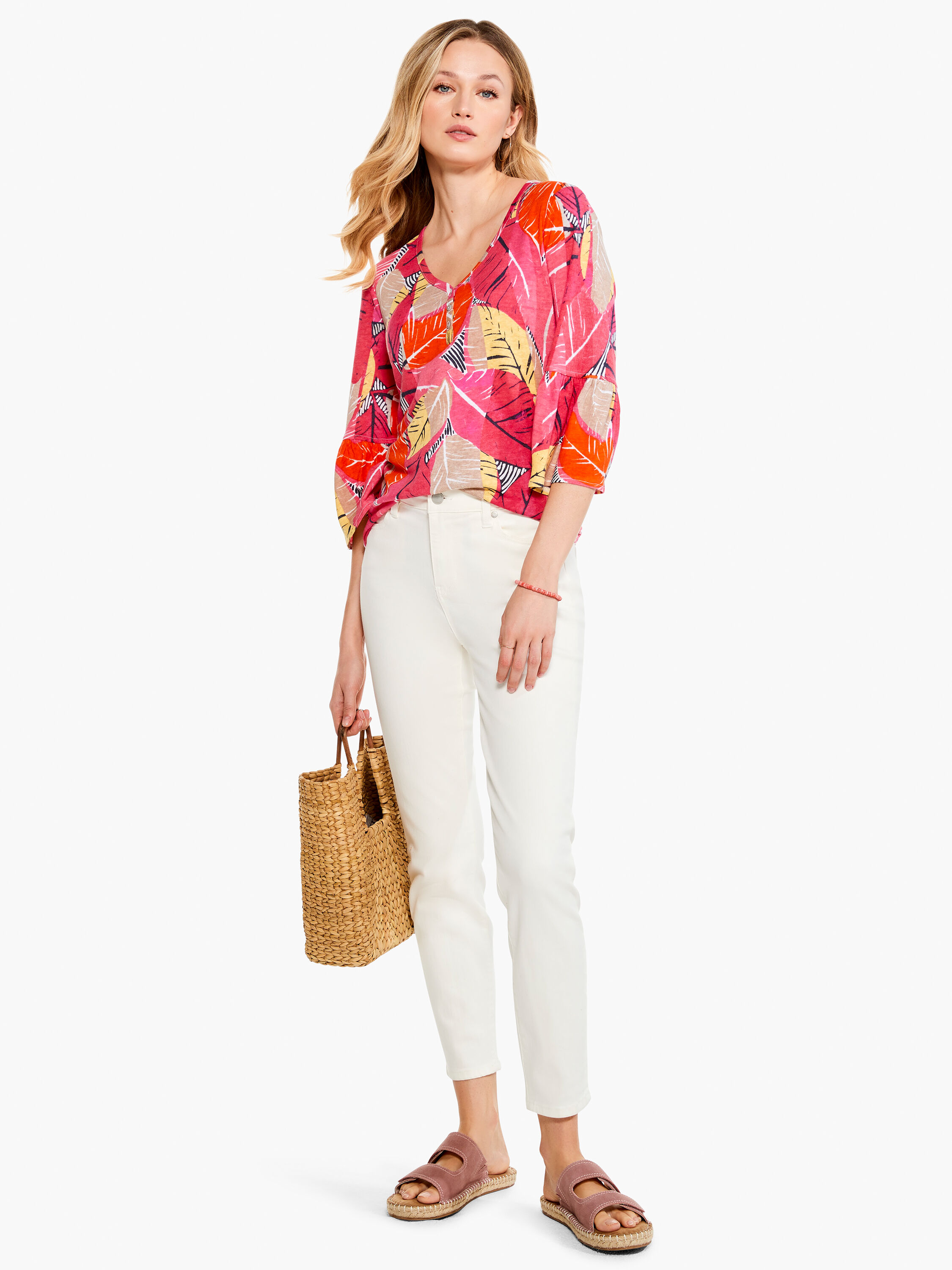 Feather Leaves Top | NIC+ZOE
