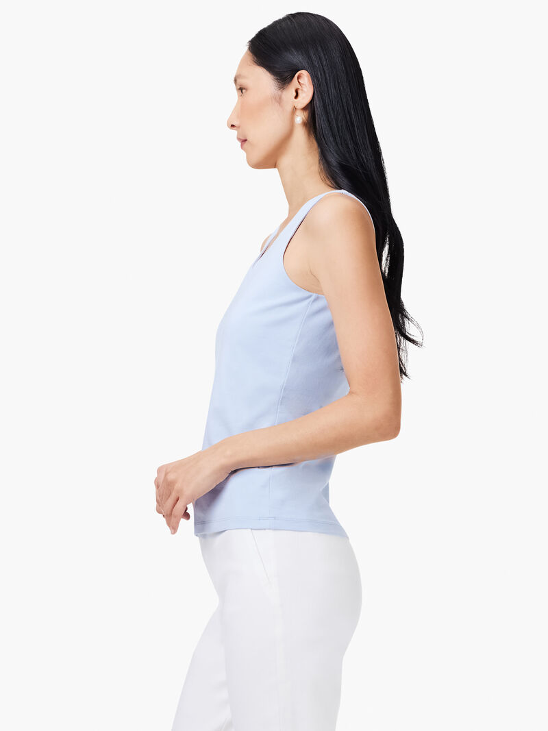 Woman Wears Shelf Bra Perfect Tank image number 1