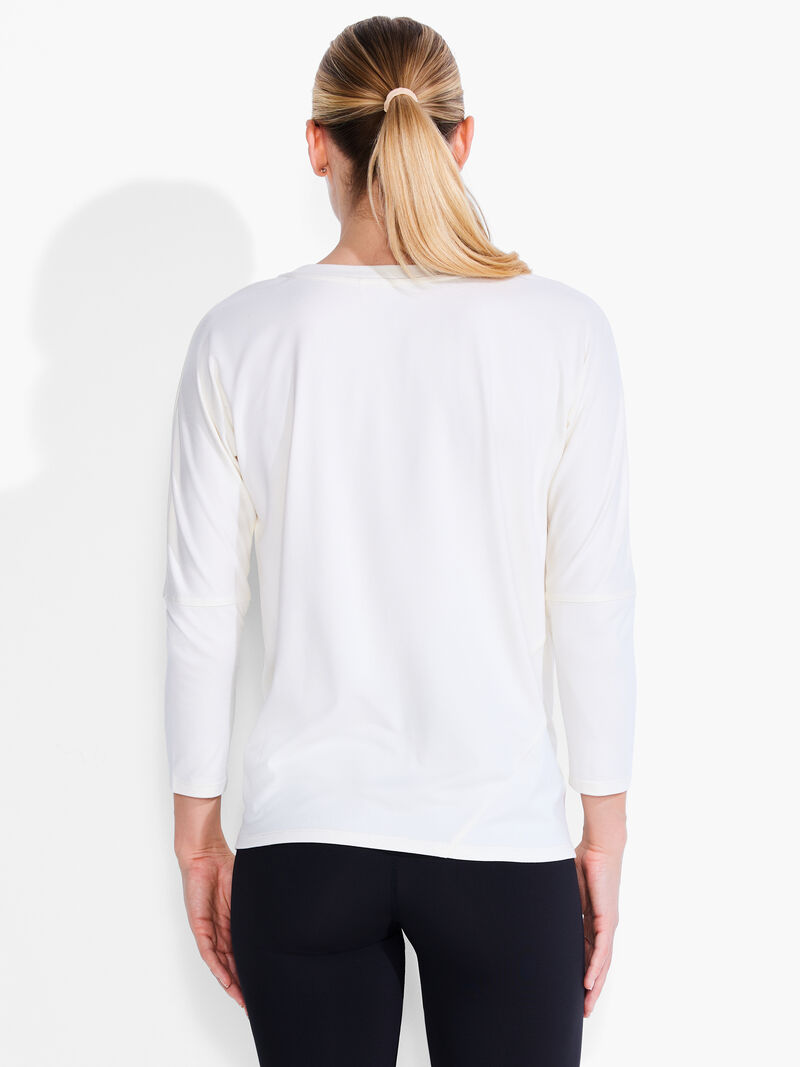 Woman Wears Brushed Flow Dolman Top image number 2