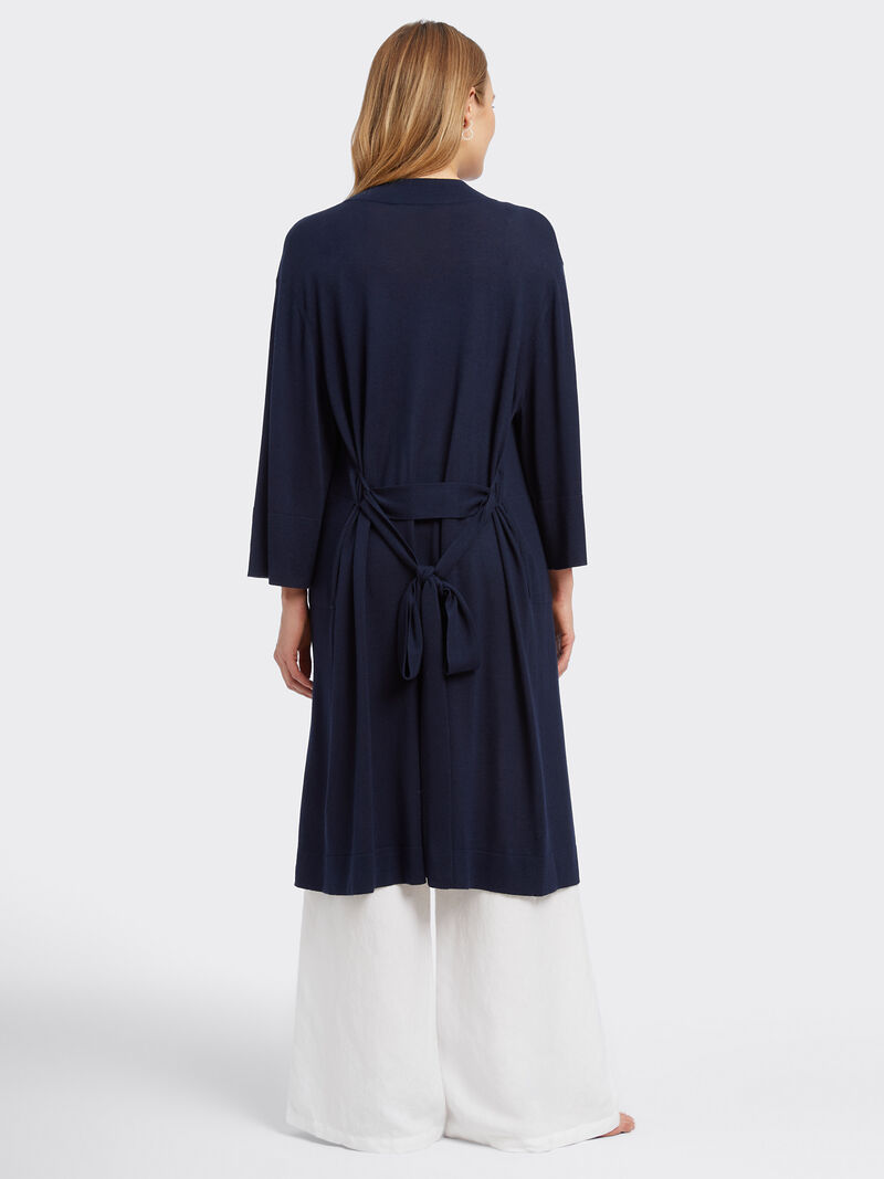 Woman Wears Naadam Cashmere Blend Robe image number 2