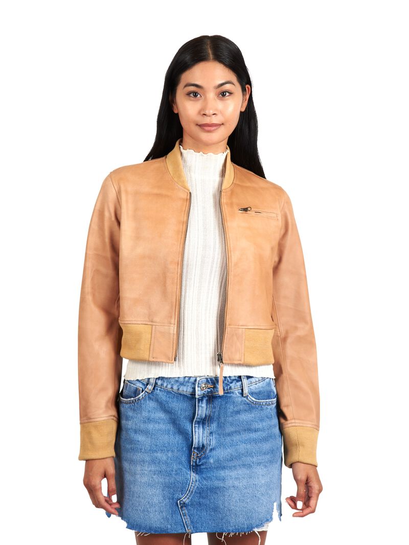 JKT - Collins Burnished Leather Jacket