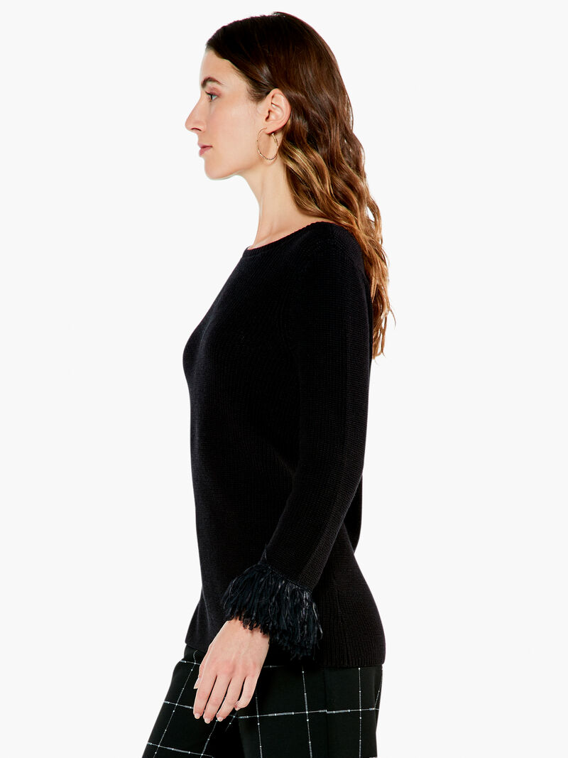 Woman Wears Night Fall Sweater image number 1