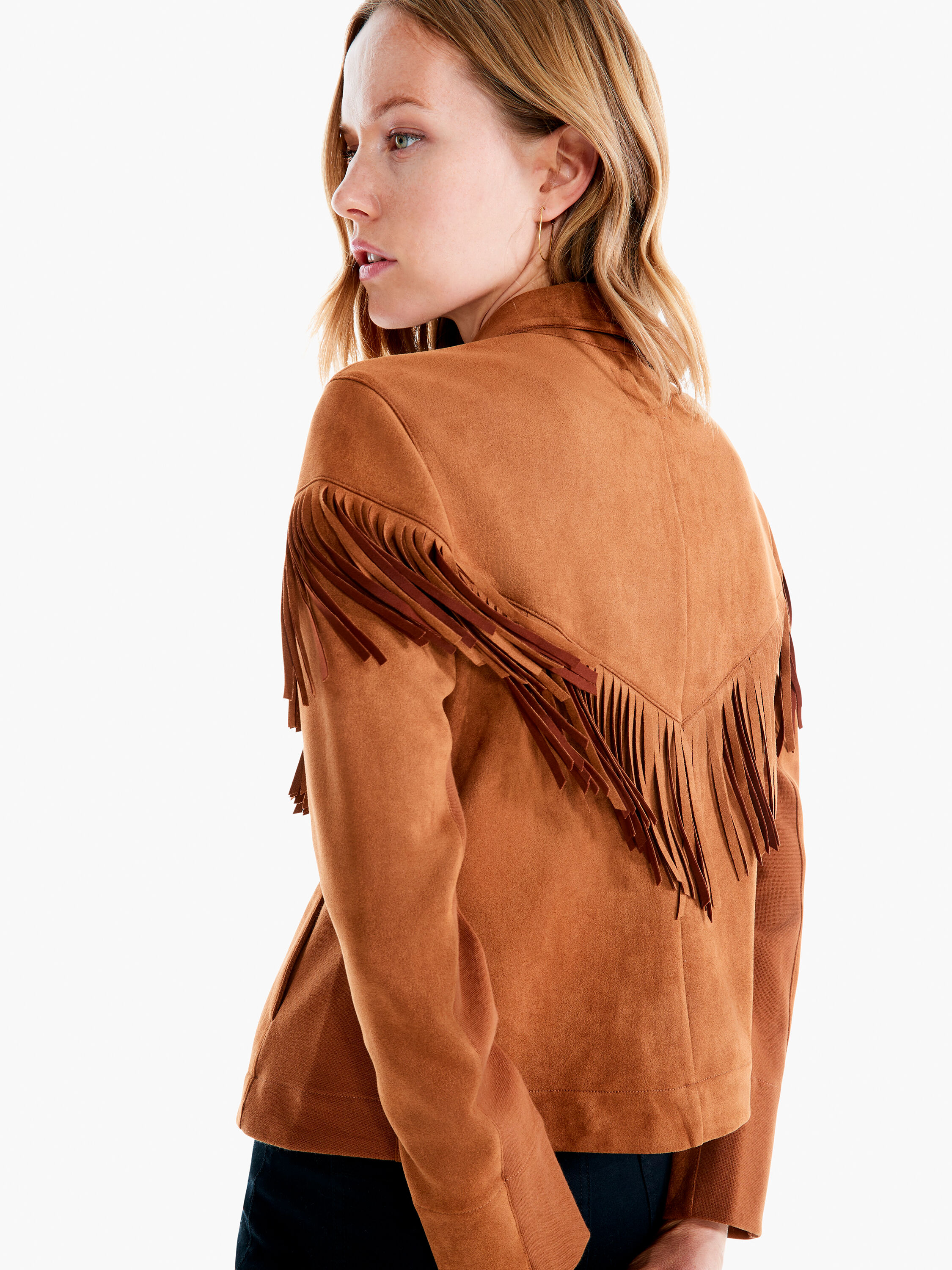 Nic and zoe fancy fringe jacket new arrivals