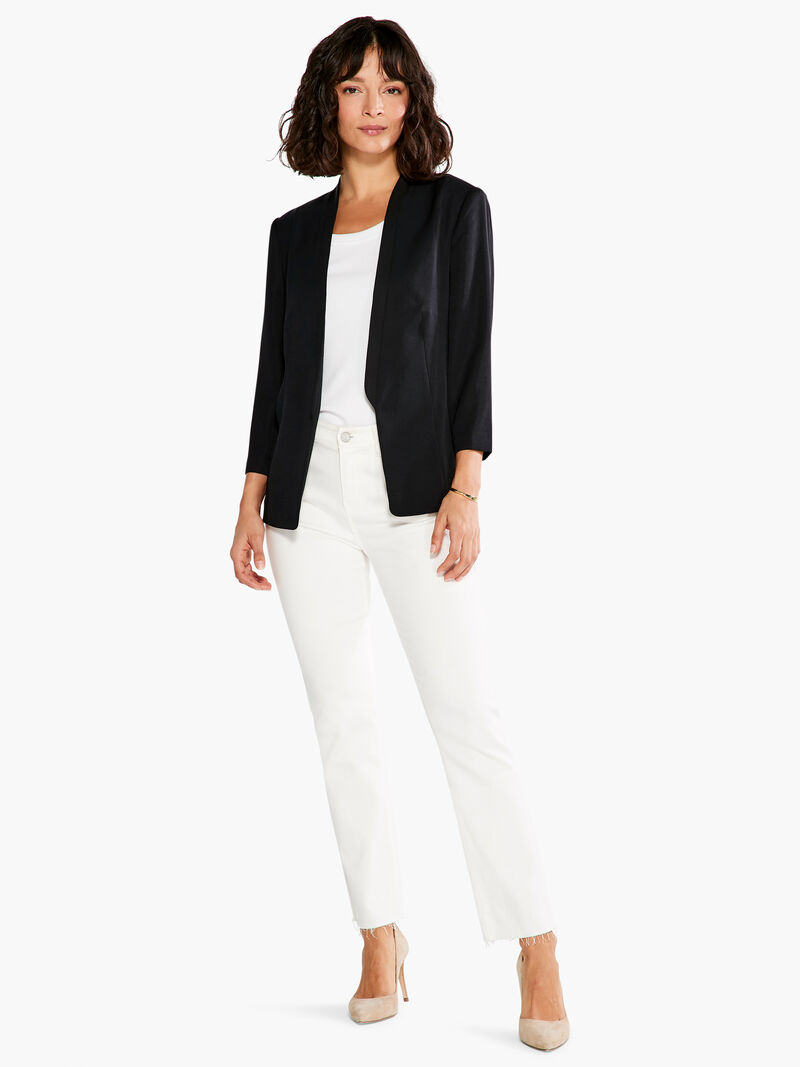 Woman Wears Smart Look Blazer image number 4