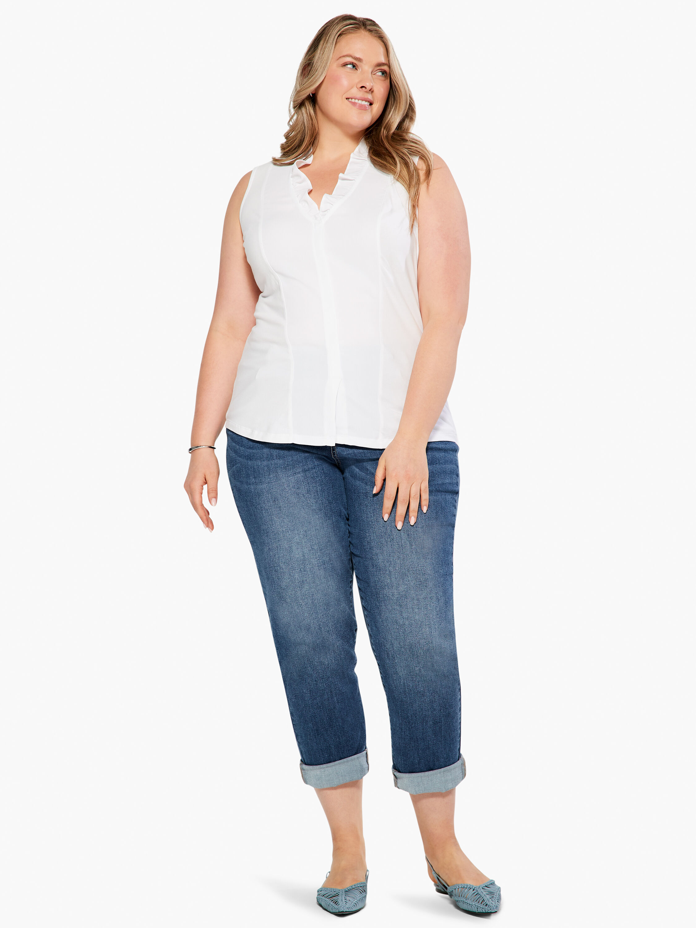 Ruffled Around Tank | NIC+ZOE