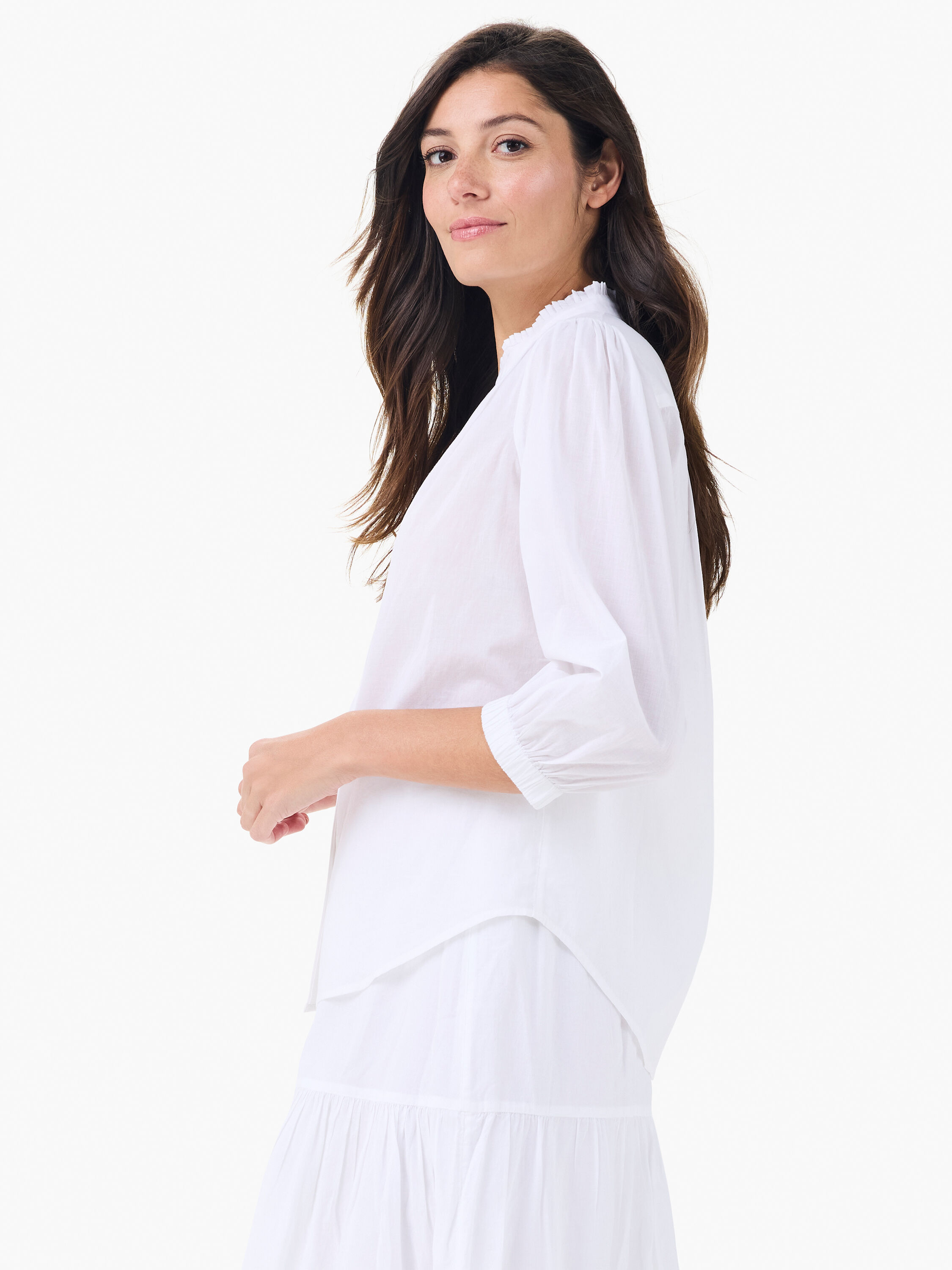 Cotton Girlfriend Shirt | NIC+ZOE