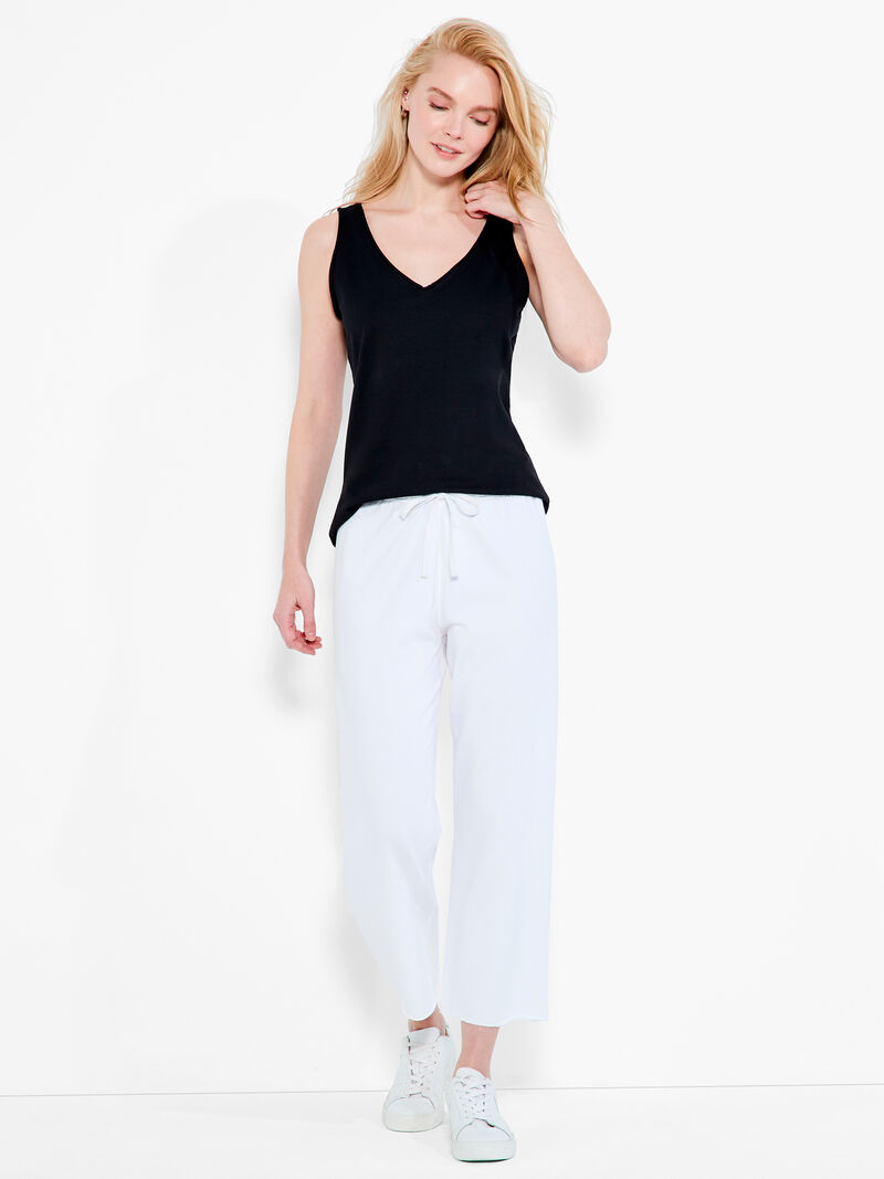 Woman Wears NZT Double V Tank image number 3