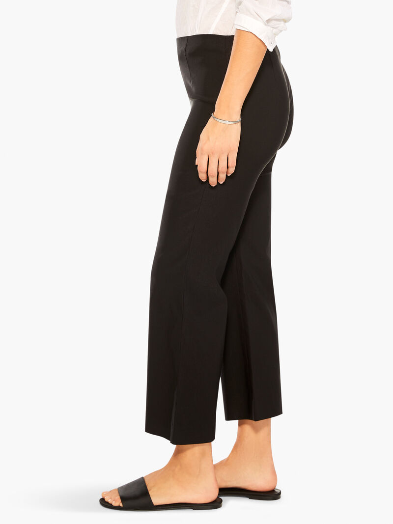 Woman Wears Polished Wonderstretch Wide-Leg Crop Pant image number 2