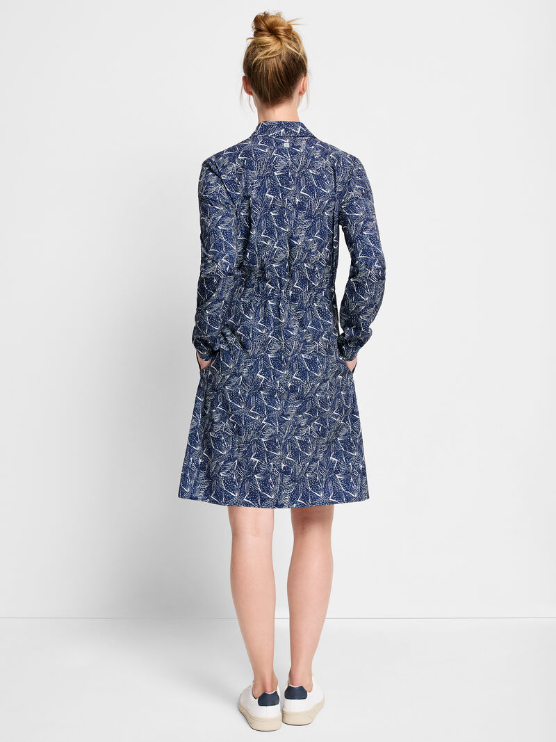 Woman Wears Falling Fans Tech Stretch Dress image number 2
