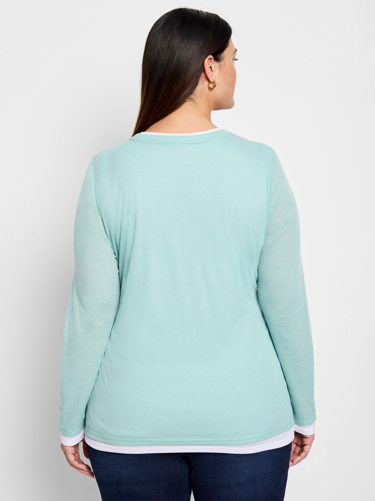 NZT Long Sleeve Double Layer Top