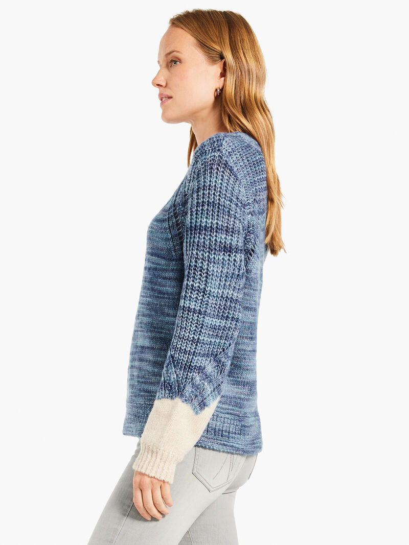Woman Wears Winter Warmth Sweater image number 1