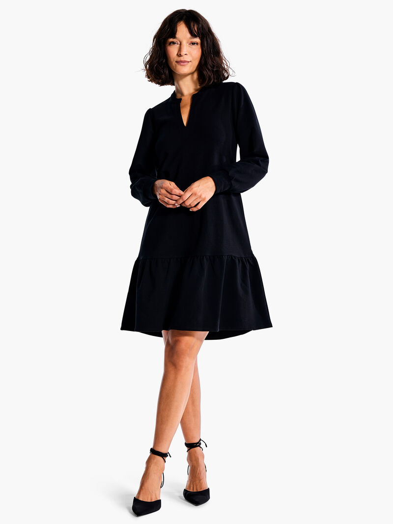 Tiered French Terry Dress