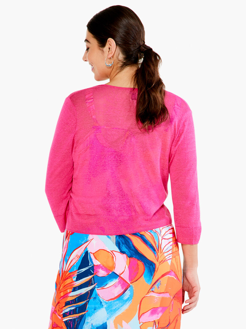 Woman Wears Easy Featherweight Cardigan image number 2