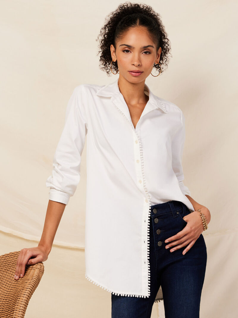 Woman Wears Round About Shirt image number 0