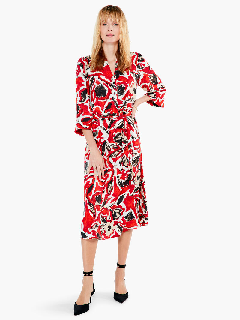 Woman Wears Petal Pop Dress image number 3
