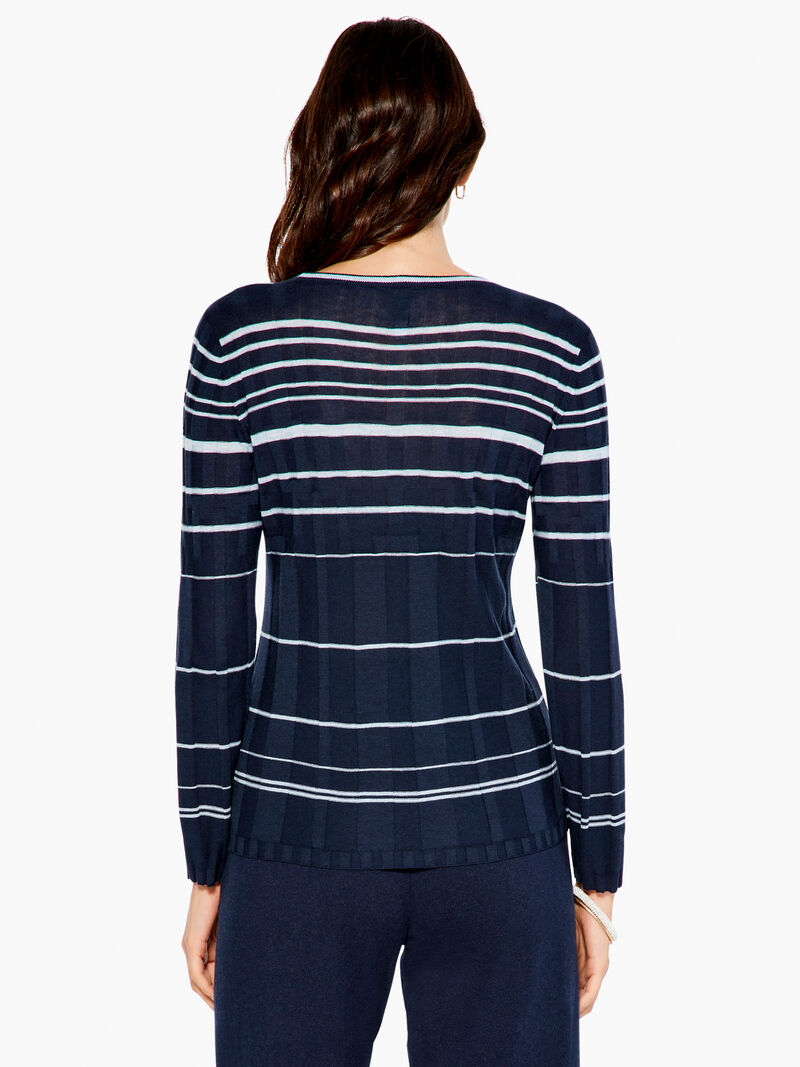 Woman Wears Reflecting Rays Sweater Tee image number 2