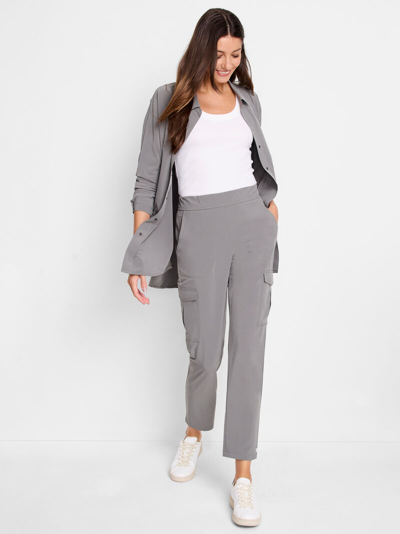 Woman Wears Tech Stretch Cargo Pant image number 1