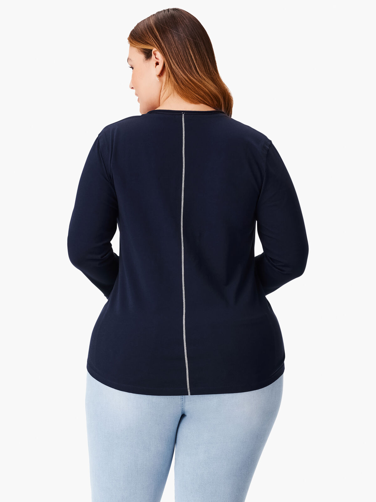NZT 3/4 Sleeve Roll V Tee
