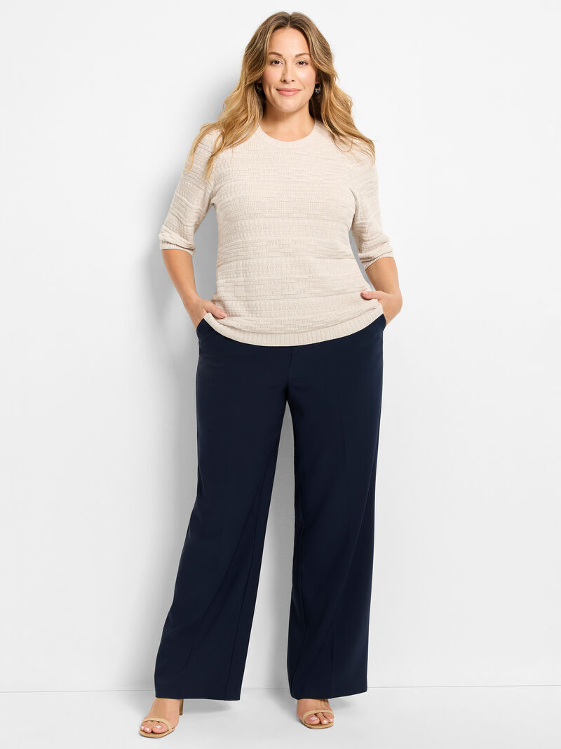 Textured Sweater Tee
