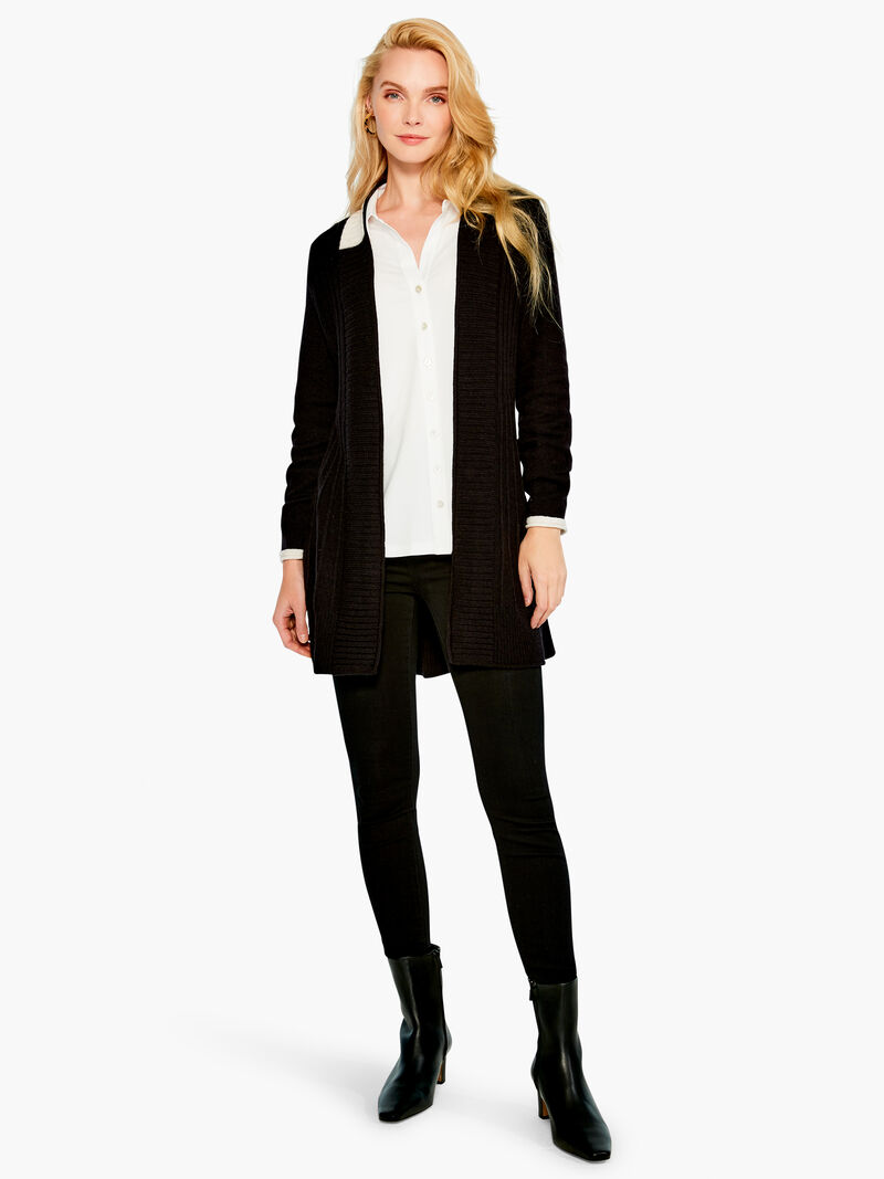 Woman Wears Cozy Up Twirl Cardigan image number 3