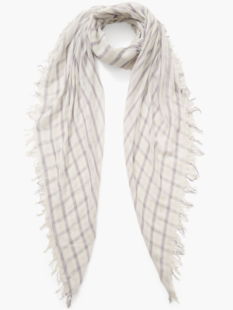 Woman Wears Chan Luu - Printed Fringe Scarf image number 0