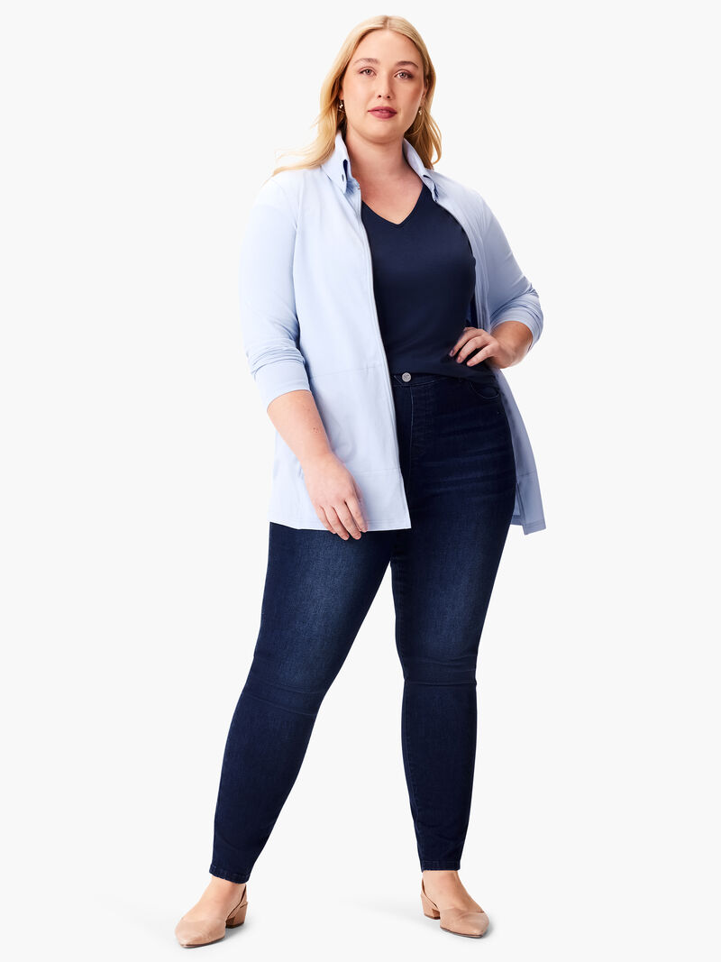 Woman Wears Pop On Perfect Knit Jacket image number 3
