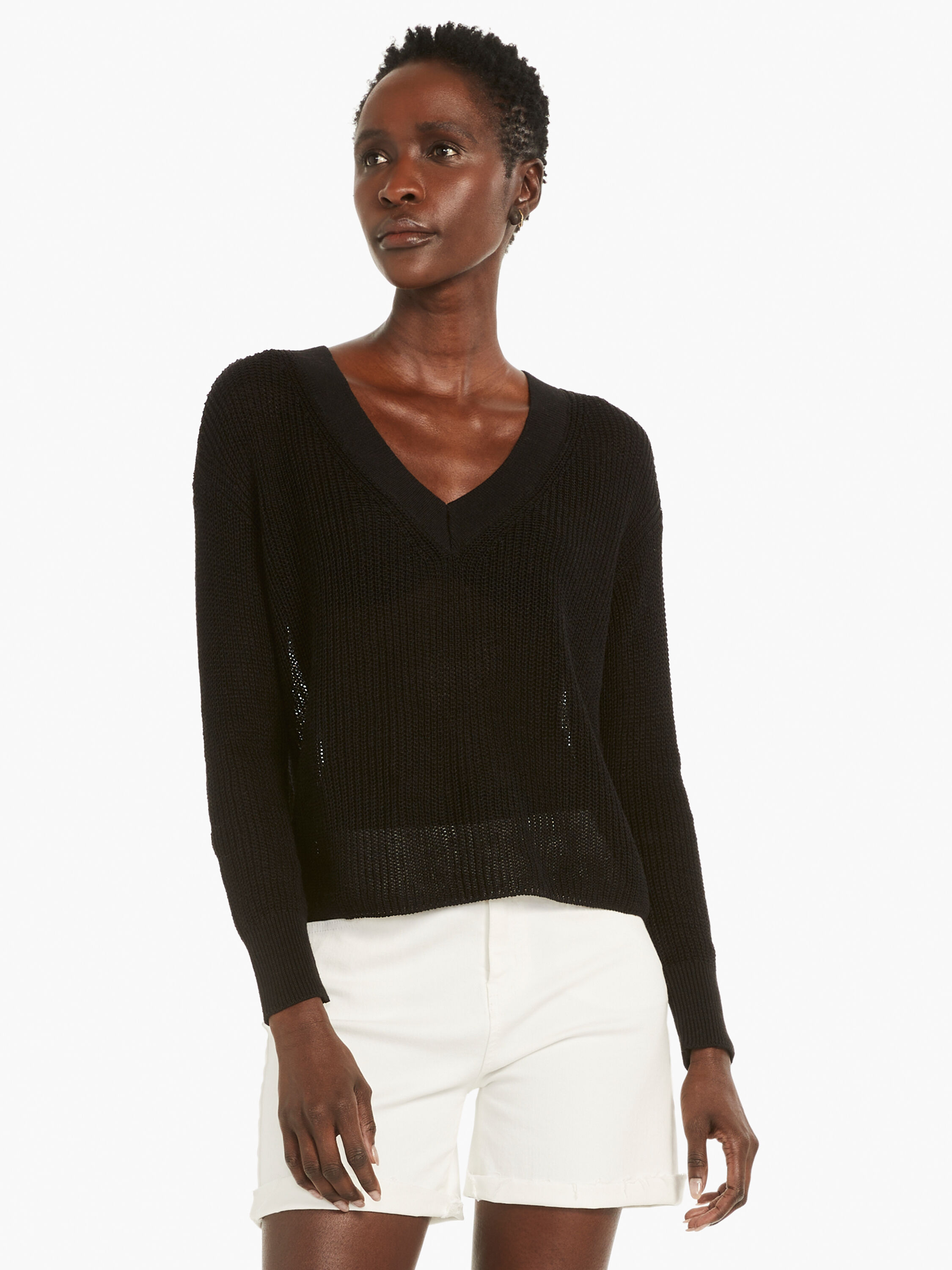 Black summer sweater discount