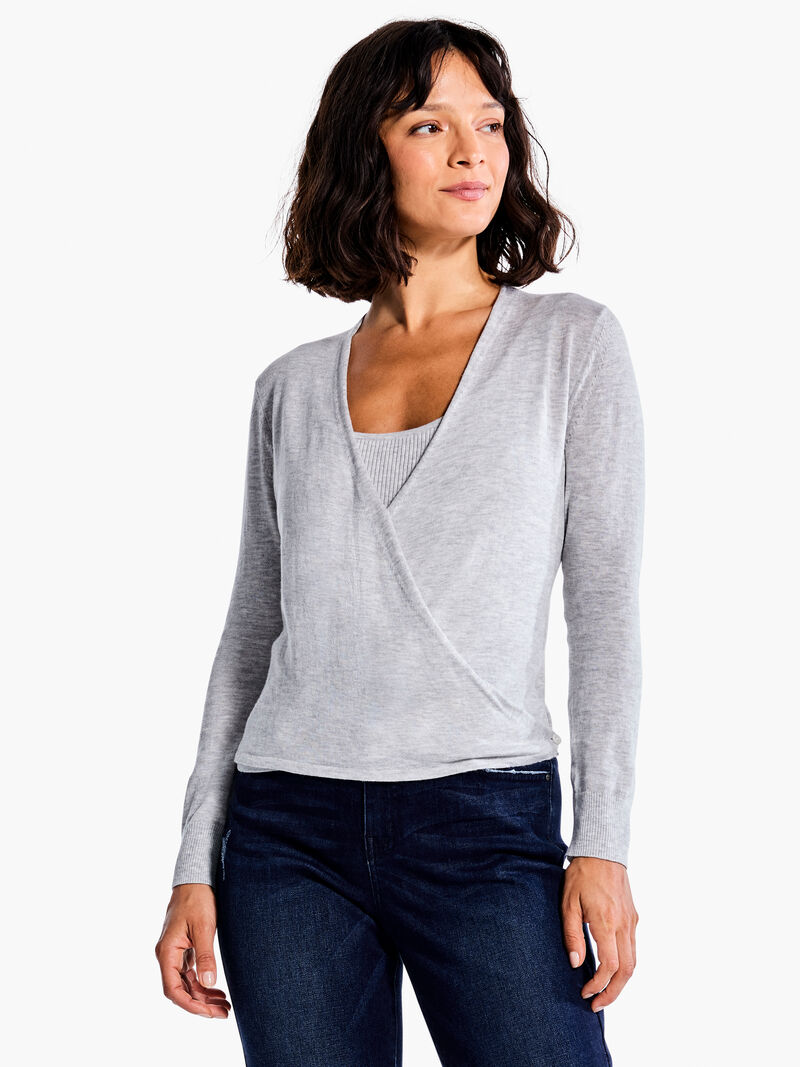 Woman Wears All Year 4-Way Cardigan image number 3