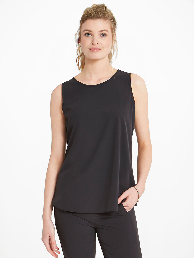 Woman Wears Tech Stretch Tank image number 0