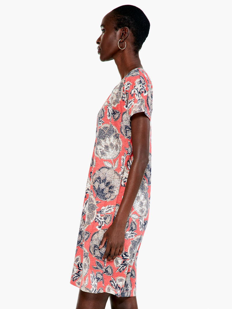 Woman Wears Island Petals Dress image number 1