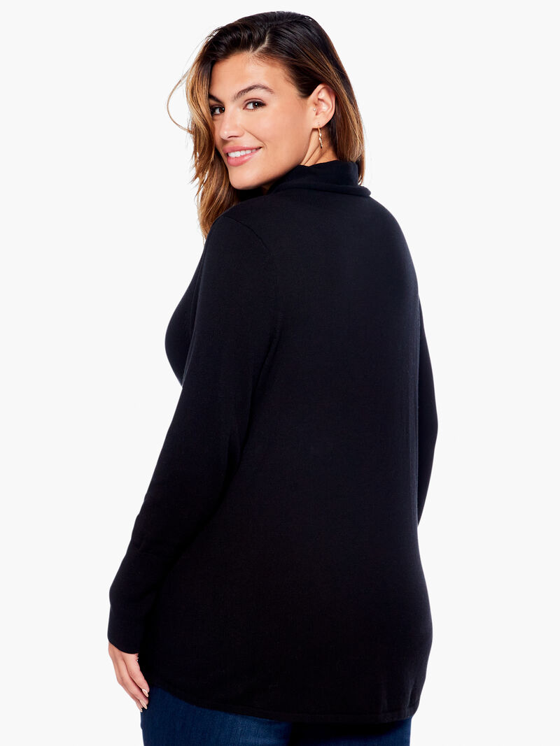 Woman Wears Vital Turtleneck Sweater image number 2